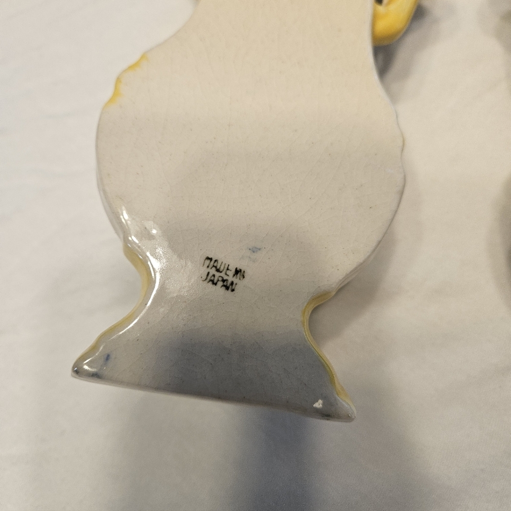 Vintage Ceramic Wall Pockets Made In Japan. - Picture 9 of 10
